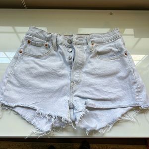 Levi’s 501 Original Womens Shorts, color: Trace Indigo, size 28